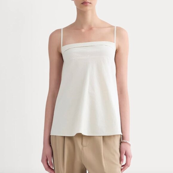 Everlane Tops - Everlane The Flowy Gauze Cami Birch Size 2 NWT
